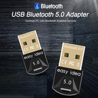 Adapter Bluetooth 5.0 Mini USB wtyczka Bluetooth komputer USB odbiornik Bluetooth Audio muzyka Bluetooth 5.0 nadajnik na PC 2